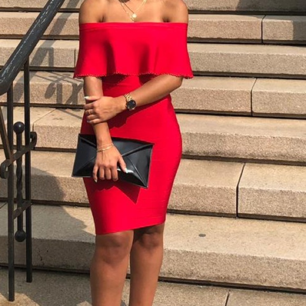 Marciano bandage dress